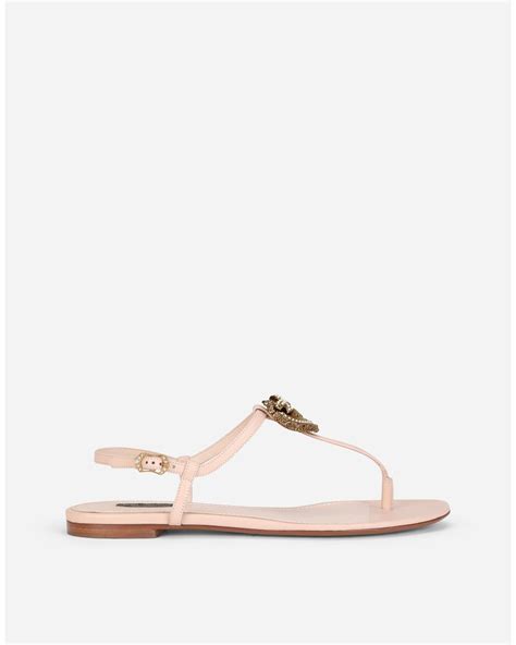 nappe dolce gabbana|Nappa leather Devotion flip flops .